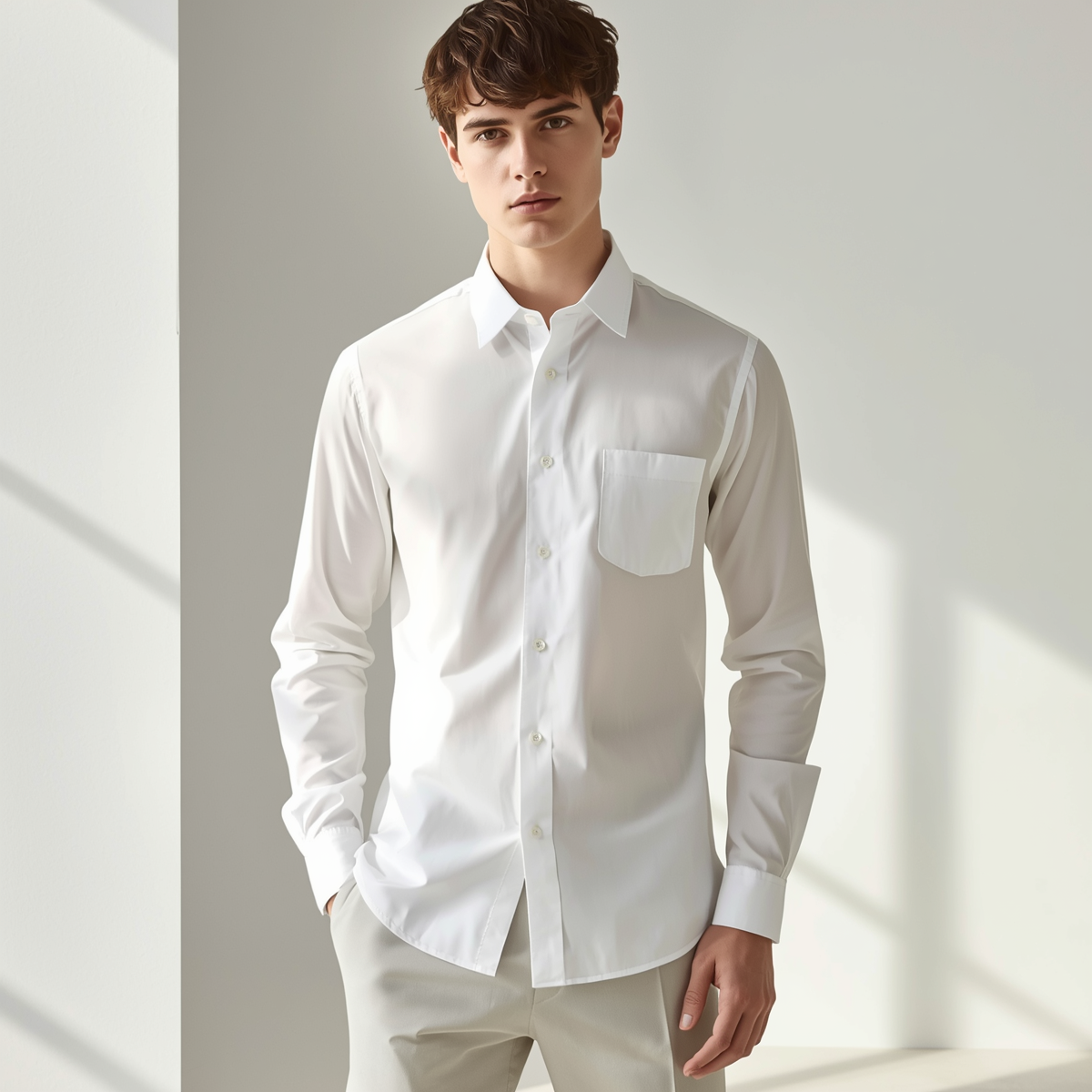 Oxford Shirt — Classic White