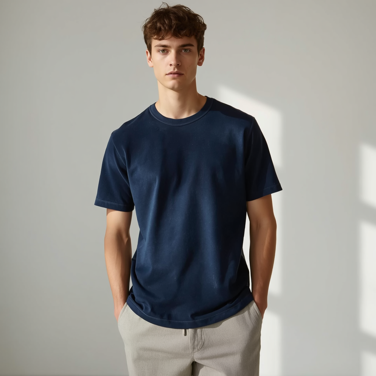 Washed Premium T-Shirt — Vintage Navy