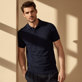 Cotton Piqué Polo Shirt — Navy